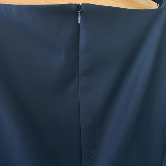 Boss Denalyn Boat Neck Sheath Dress in Size 8 Black 3/4 Sleeves Wool Blend - Picture 4 of 12